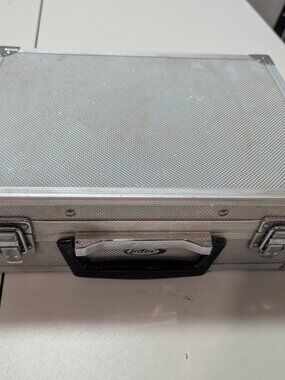 Intec Metal Silver & Black Gameboy Advance Organizer Case w/ Handle